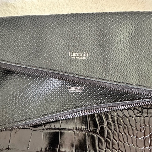 Hammitt Dillon Black Leather 6 Way Flap Medium Bag - Picture 2 of 12